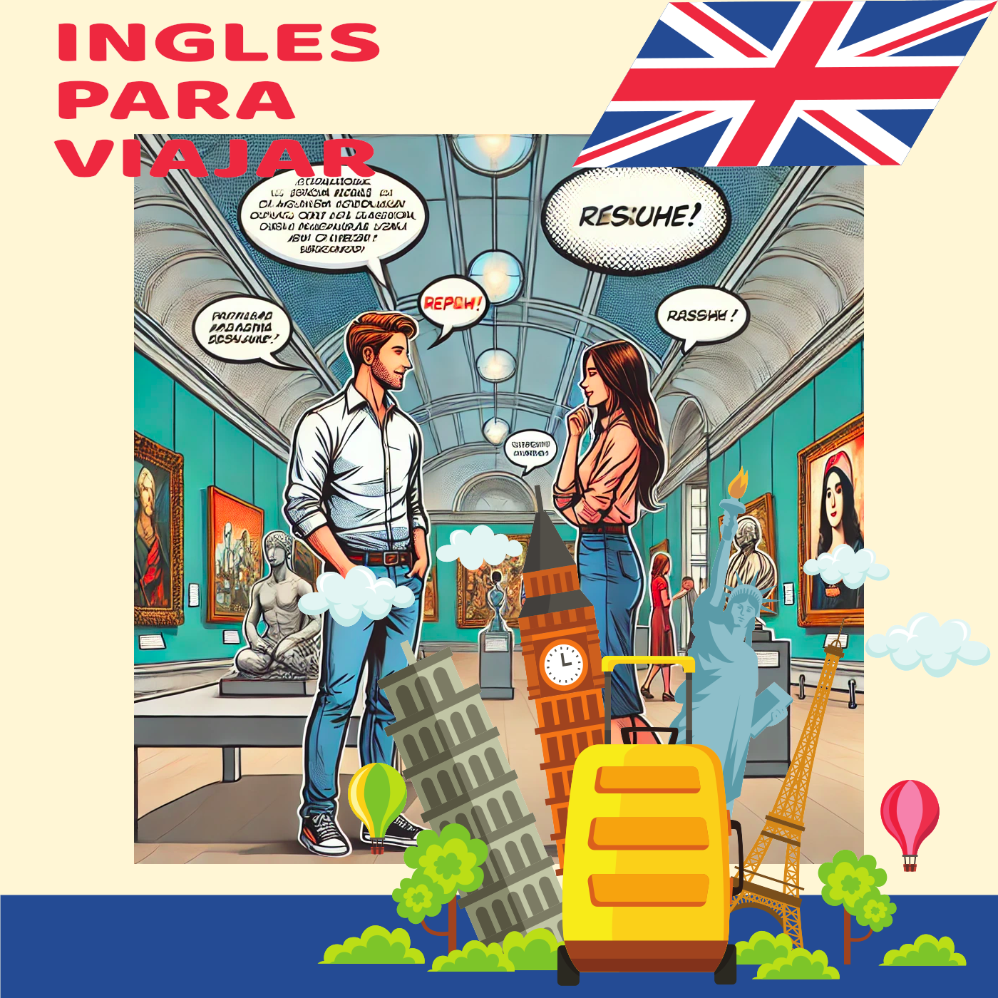 Inglés para Viajar: Aprende inglés práctico para tus viajes de manera fácil y rápida.