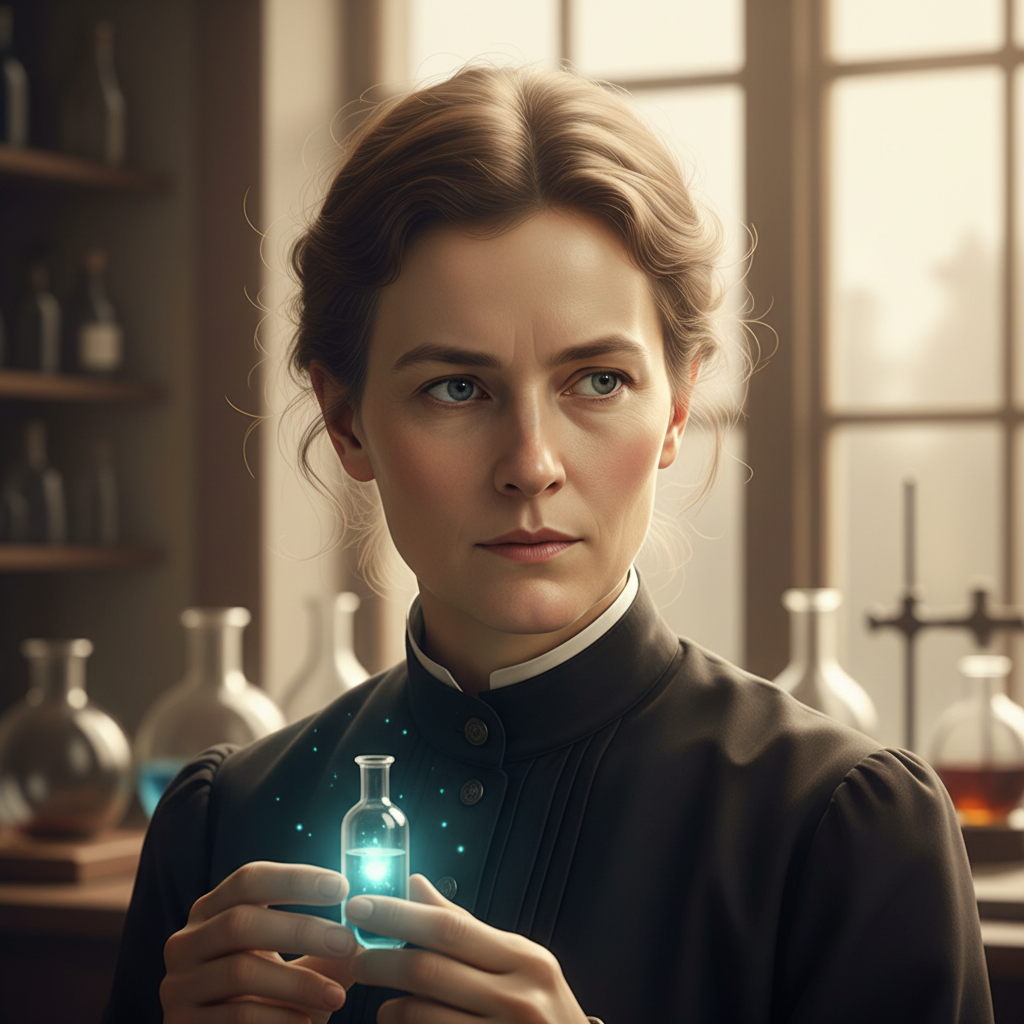 Marie Curie: El Brillo Radiactivo de una Estrella Inquebrantable Cover