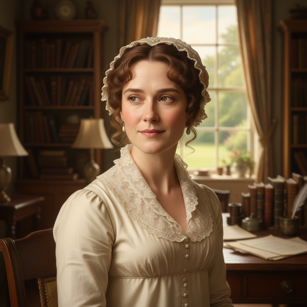 El Ingenio Silencioso: La Vida y Legado de Jane Austen Cover