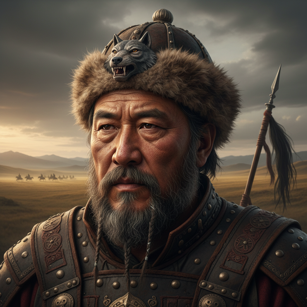 Genghis Khan: El Lobo de las Estepas que Forjó un Imperio Cover