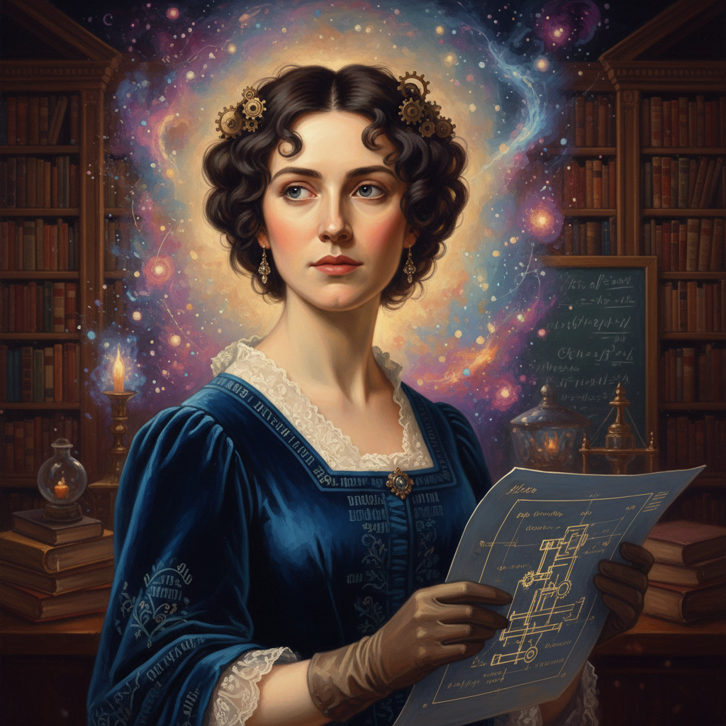 Ada Lovelace: La Hechicera de los Numeros y el Nacimiento de la Computacion Cover