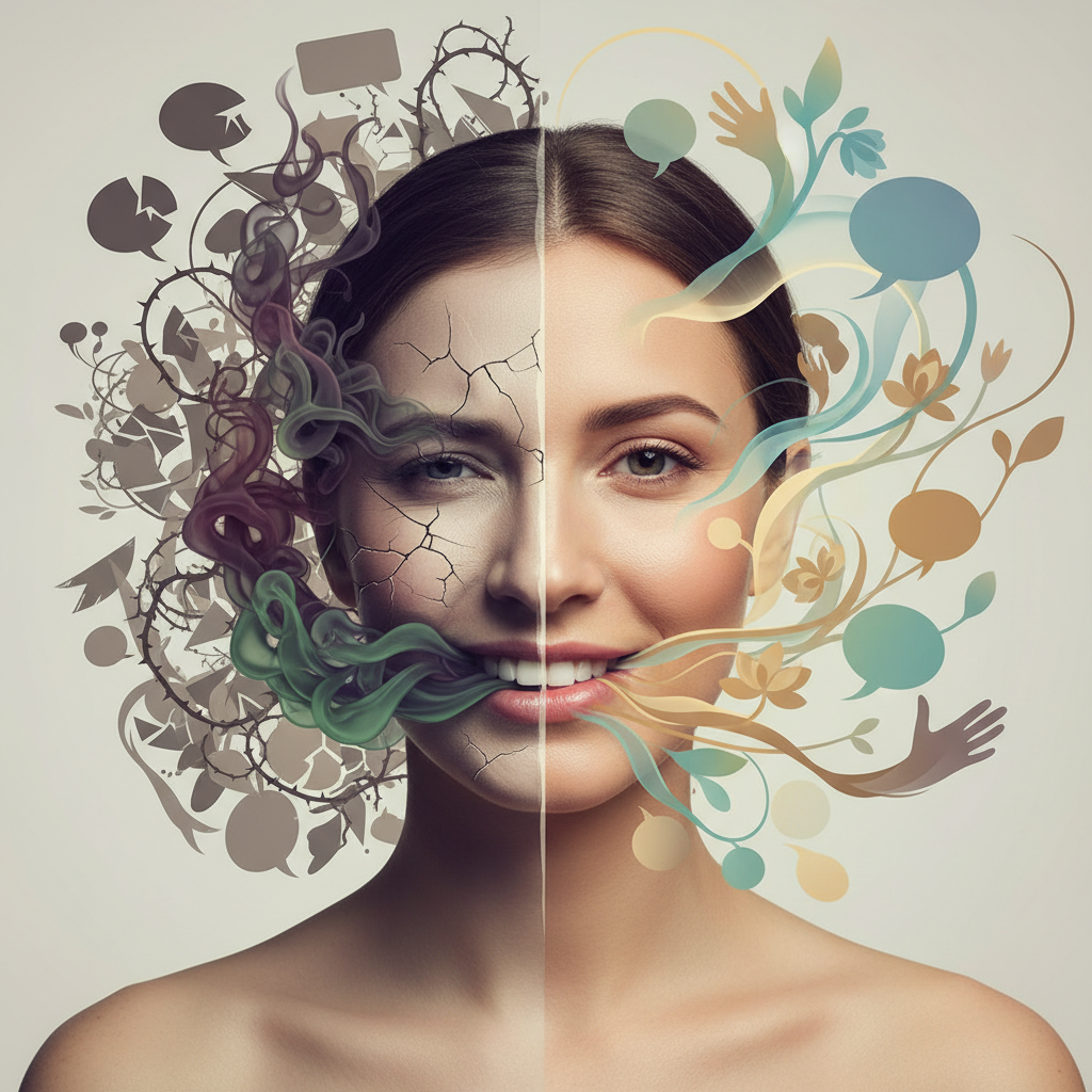 Cuando las palabras duelen: ¿Cómo sanar nuestra forma de hablar y conectar? Cover